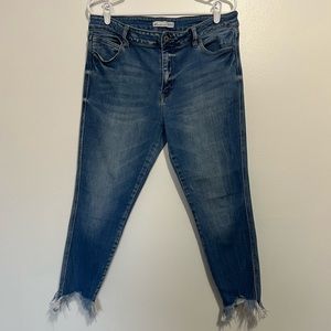 KanCan cropped jeans, size 15/31